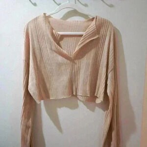 Off the shoulder lightweight sweater